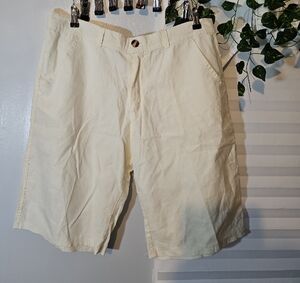 Hang Ten Mens 100% Linen Shorts